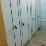 Алюминиевая дверь для санузла и туалета GFTD889