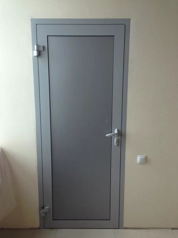 Серая алюминиевая дверь GFTD705 Серая алюминиевая дверь GFTD705